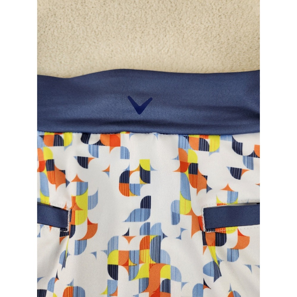 Womens Callaway Golf Skort Multi-Color Geometric Size Medium Opti-Dry - Picture 3 of 5